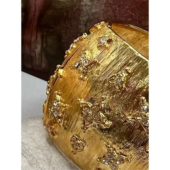 Gold & Crystal Bracelet Kenneth Jay Lane Hearts & Stars